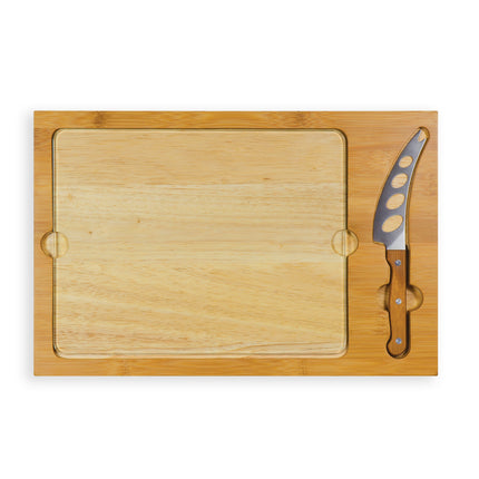 Icon Glass Top Cutting Board & Knife Set