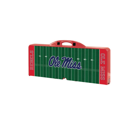Ole Miss Rebels Football Field Picnic Table Folding Table with Seats