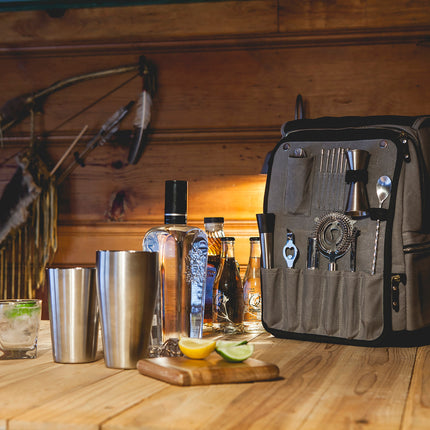 Bar-Backpack Portable Cocktail Set