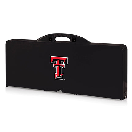 Texas Tech Red Raiders Picnic Table Portable Folding Table with Seats