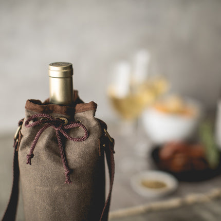Washington Commanders - Waxed Canvas Wine Tote