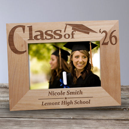 Personalized Graduation Wooden Picture Frame