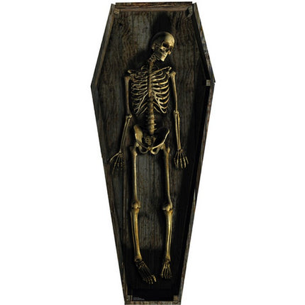 Skeleton Casket Cardboard Cutout