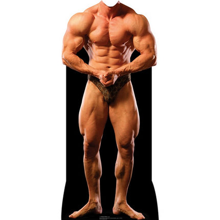 Muscle Man Standin Cardboard Cutout
