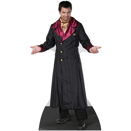 Man in Vampire Coat Cardboard Cutout