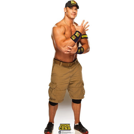 John Cena Navy and Gold WWE Cardboard Cutout
