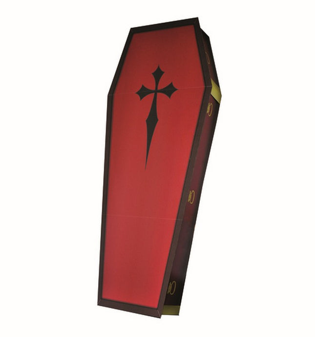 3D Coffin Cardboard Cutout