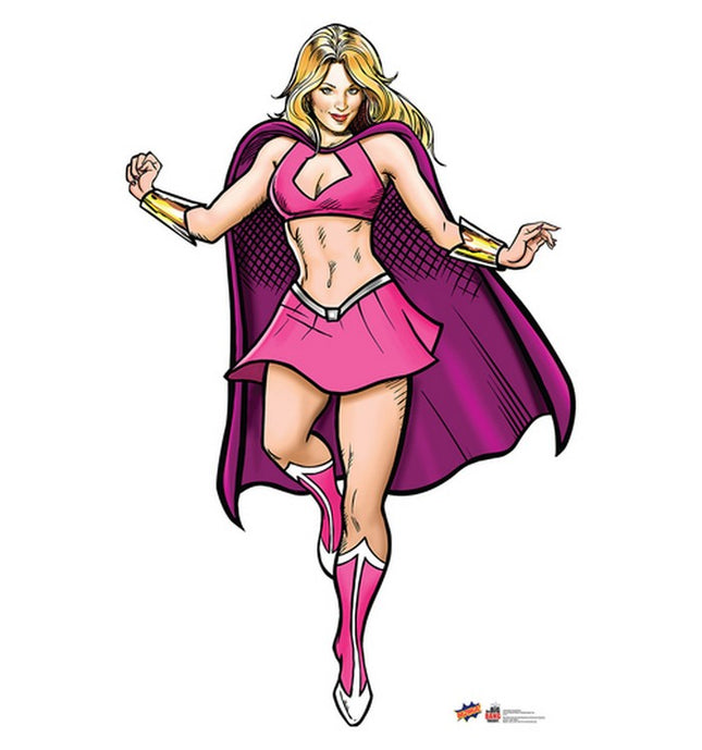 Penny Super Hero Big Bang Theory Cardboard Cutout