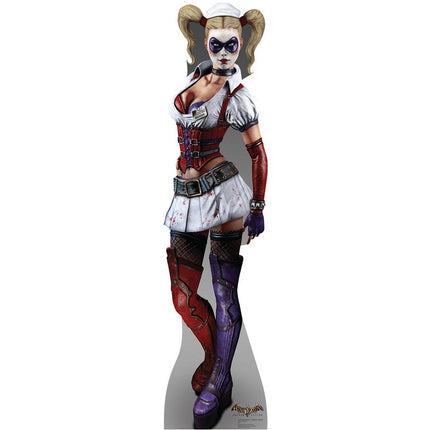 Harley Quinn Arkham Asylum Game Cardboard Cutout
