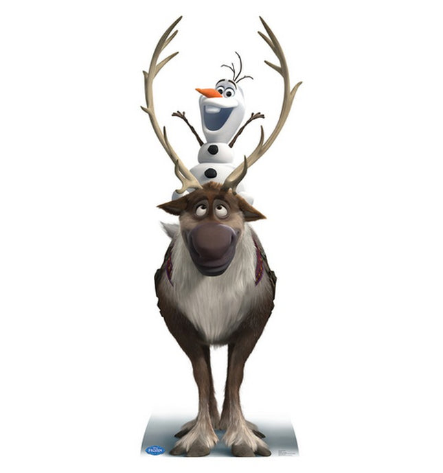 Sven and Olaf Disney's Frozen Cardboard Cutout