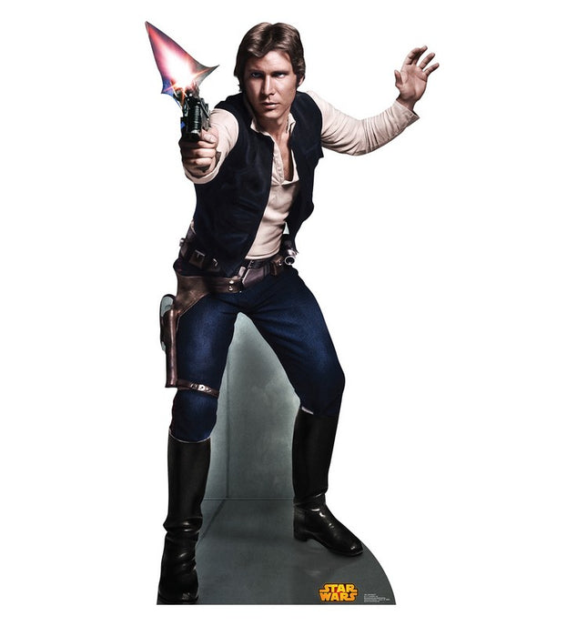 Han Solo Star Wars Classics Retouched Cardboard Cutout