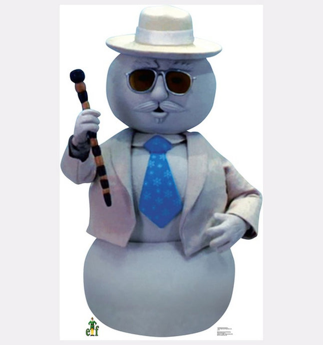 Narrating Snowman Elf Cardboard Cutout