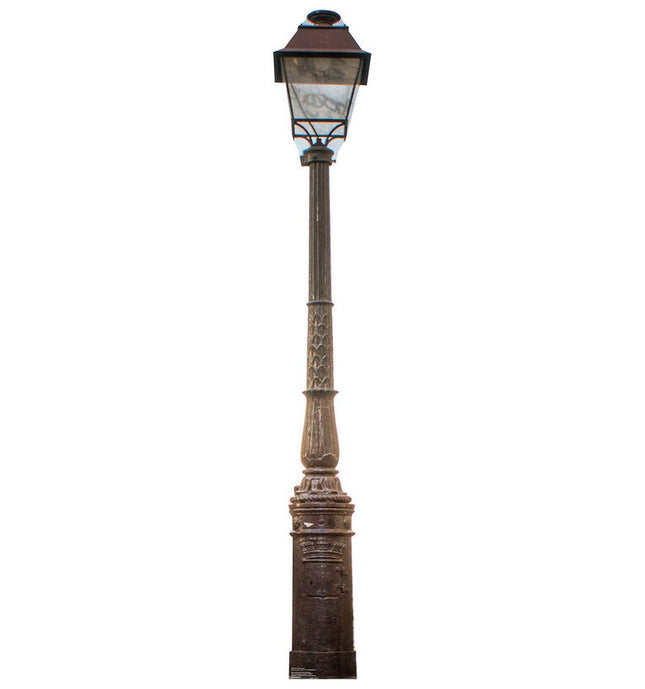 Paris Street Lamp Cardboard Cutout