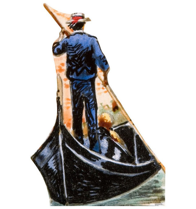 Italy Gondola Ride Cardboard Cutout