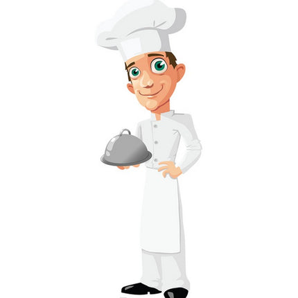 Cartoon Chef Cardboard Cutout