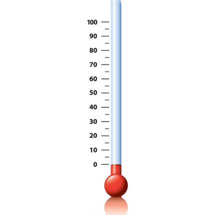 Goal Setting Thermometer Cardboard Cutout