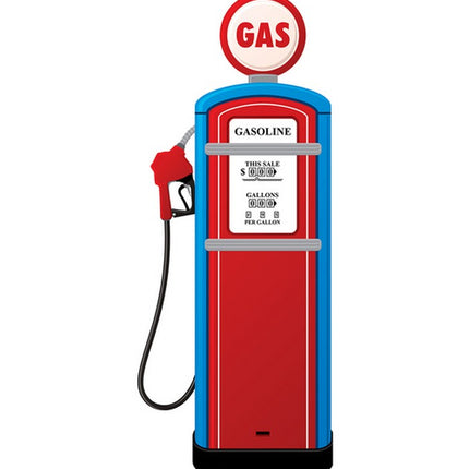 Gas Pump Cardboard Cutout