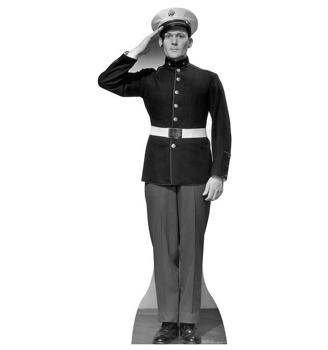 WW II US Marine Cardboard Cutout