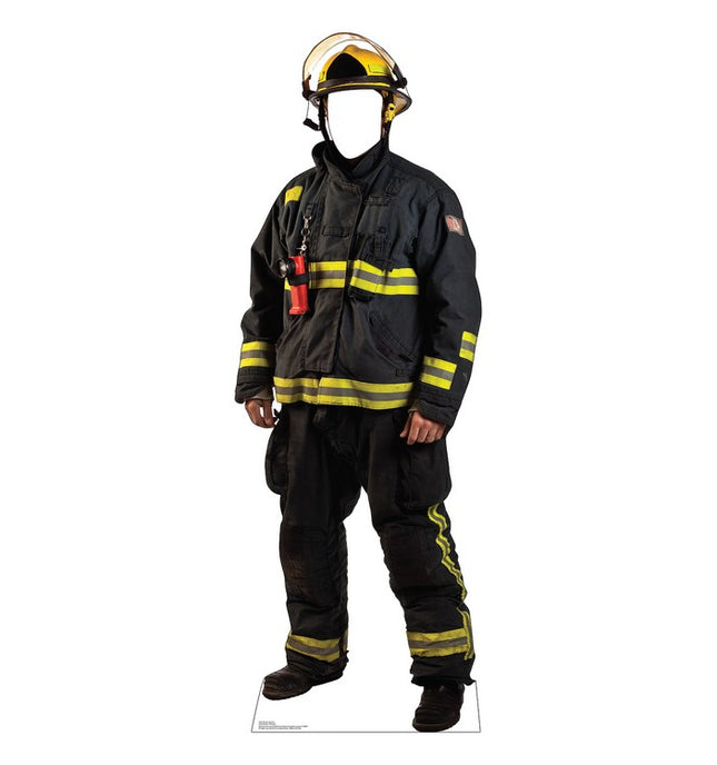 Fireman Standin Cardboard Cutout