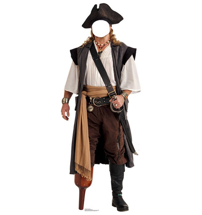 Pirate Peg Leg Standin Cardboard Cutout