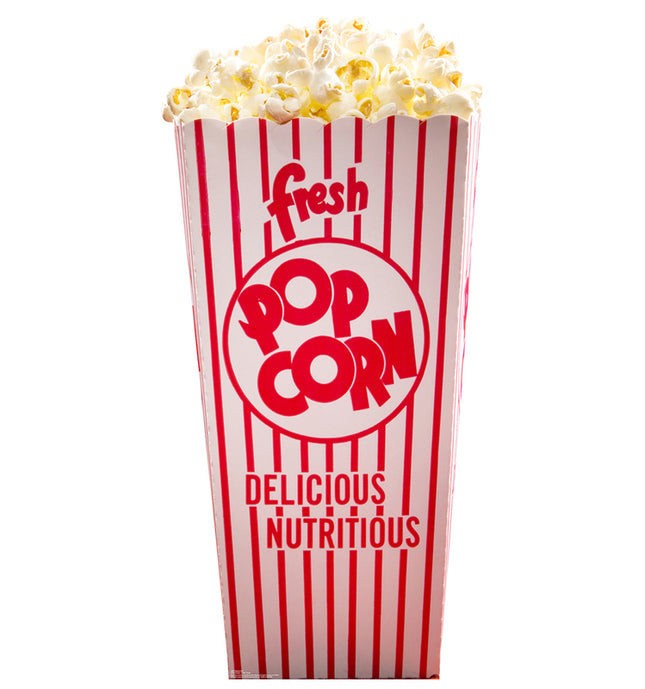 Giant Popcorn Box Cardboard Cutout