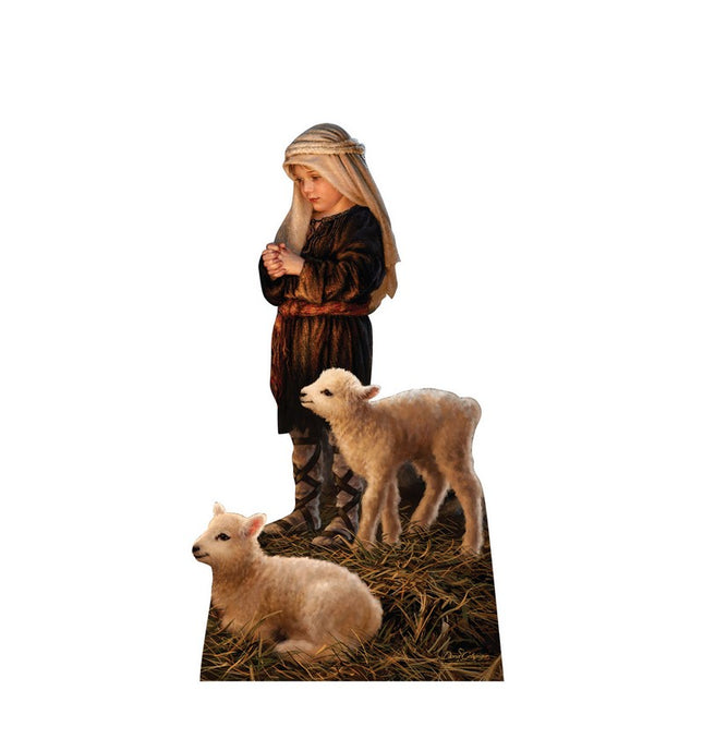 Shepherd Boy Dona Gelsinger Art Cardboard Cutout