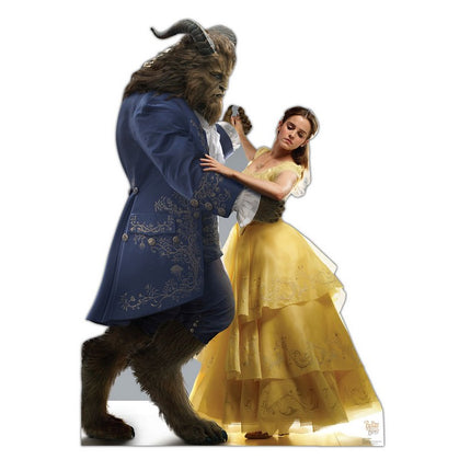 Belle and Beast Disney Beauty and the Beast Live Action Cardboard Cutout