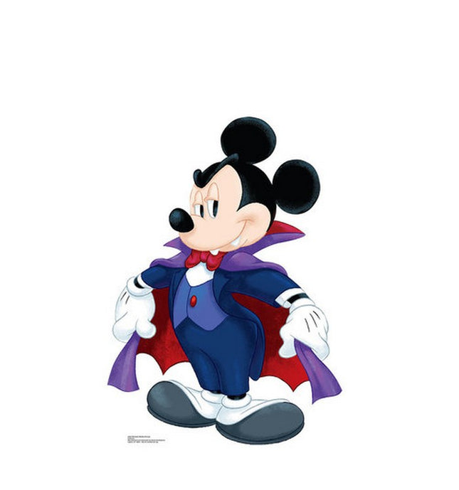 Halloween Mickey Dracula Disney Cardboard Cutout