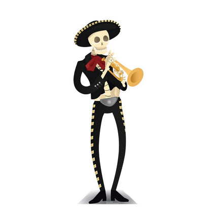 Day of The Dead Mariachi Cardboard Cutout