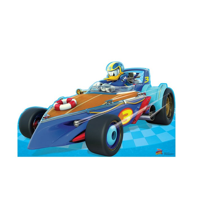 Donald Duck Roadster Disney's Roadster Racers Cardboard Cutout
