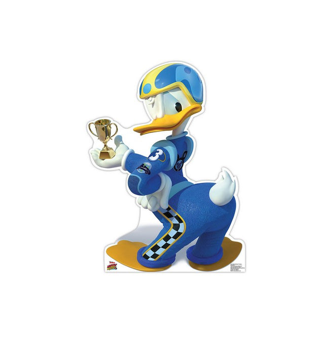 Donald Duck Trophy Disney's Roadster Racers Cardboard Cutout