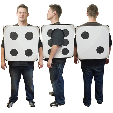 3D Dice Costume Cardboard Cutout