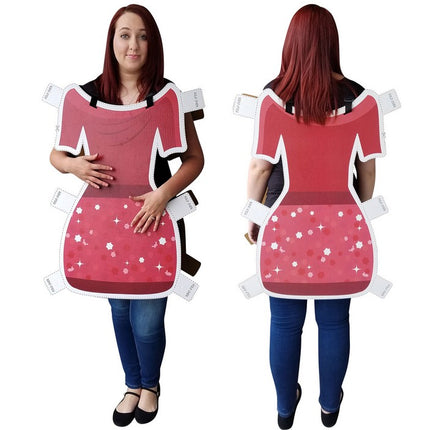 Dress Paper Doll Costume Cardboard Cutout