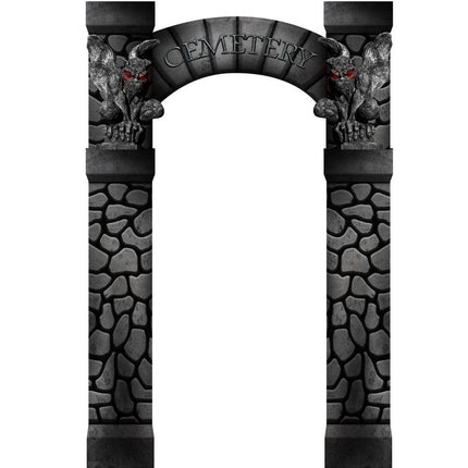 Cemetery Arch Entrance Cardboard Cutout
