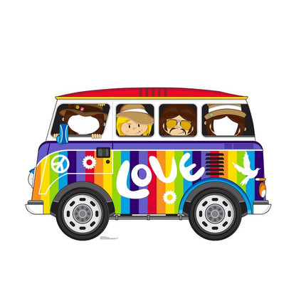 Hippie Bus Standin Cardboard Cutout