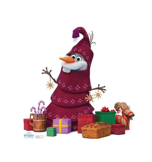Olaf Knitted Tree Disney's Olaf's Frozen Adventure Cardboard Cutout