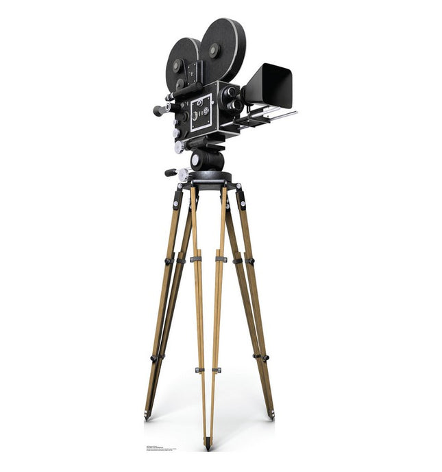 Hollywood Camera Cardboard Cutout