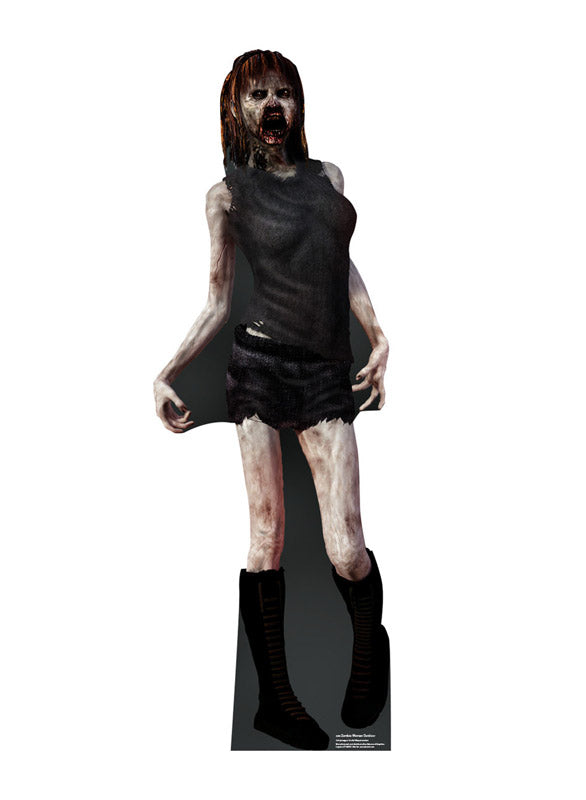 Zombie Woman Outdoor Coroplast Cutout