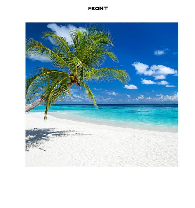 Tropical Beach Backdrop Cardboard Cutout
