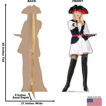 Pirate Wench Cardboard Cutout