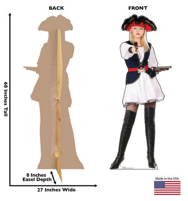 Pirate Wench Cardboard Cutout