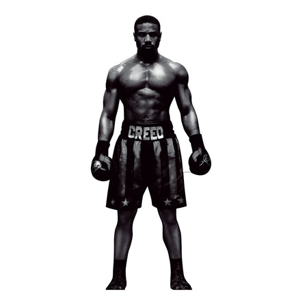 Black and White Adonis Creed Cardboard Cutout
