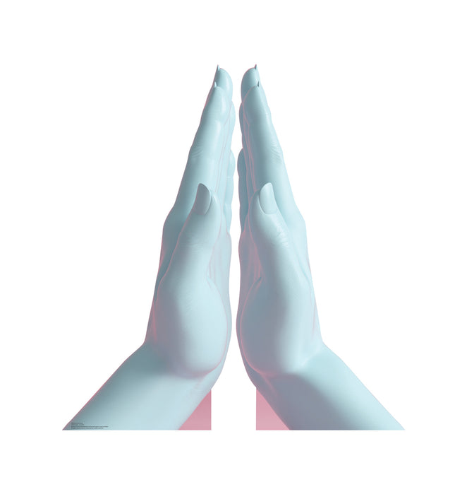 "Prayer Hands" Cardboard Cutout