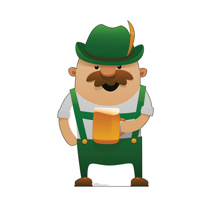 Cartoon Beer Guy Cardboard Cutout