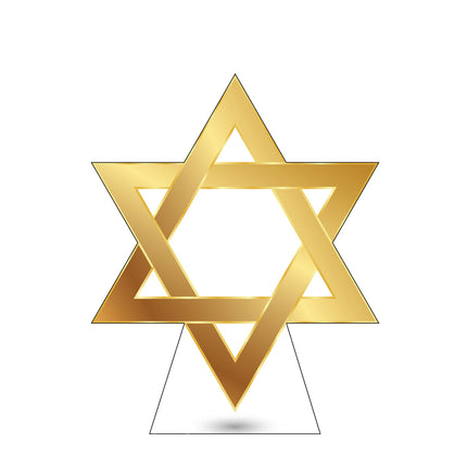 Star of David Cardboard Cutout