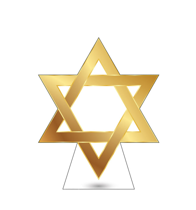 Star of David Cardboard Cutout