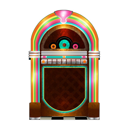 Juke Box Cardboard Cutout