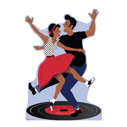 1950s Dancing Cardboard Cutout