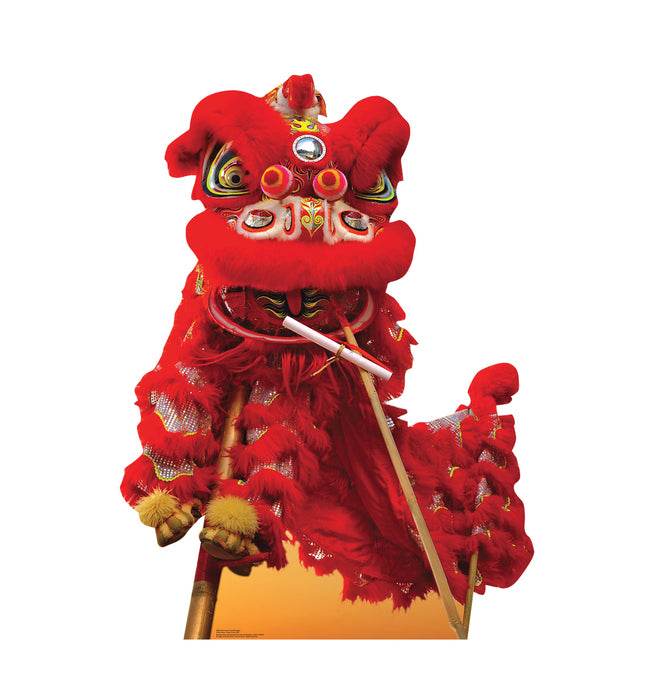 Chinese New Year Red Dragon Cardboard Cutout