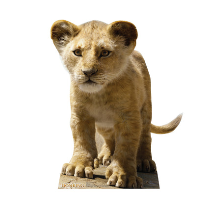 Live Action Lion King Young Simba Cardboard Cutout